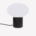 Remi Oval Table Lamp - Black Marble