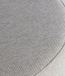 REPOSAPIÉS RUREY redondo de tela y zócalo de madera maciza - Reposapiés y puffs - El Workshop - poliéster