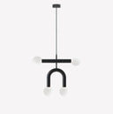 Rigoberta Duo Super Curved Pendant Lamp - Matte Black