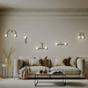 Rigoberta Directo Mono Wall Lamp - Gold and alabaster ball