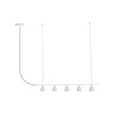 Rimini Pendant Chandelier Linear Lamp - Matte White