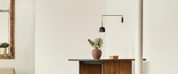 Rio Wall Lamp, Single Arm - Matte Black