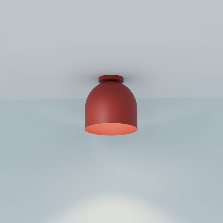 Lámpara Rio de Techo - Rojo terracota mate - RobinLamps - El Workshop - hierro