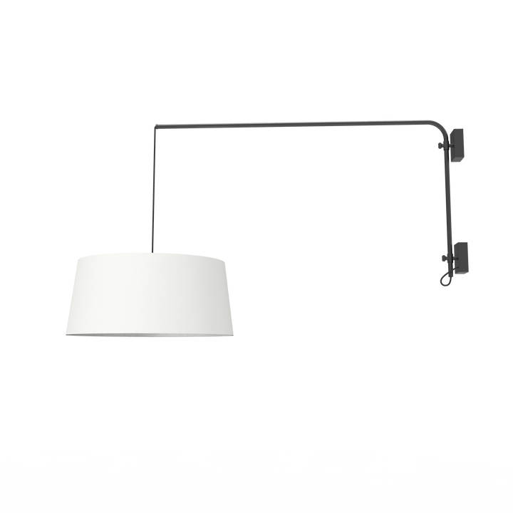 Lámpara Raisa de Pared - Negro mate en ambiente decorado