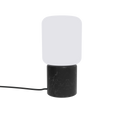 Lámpara Remi de Mesa Lantern - Mármol negro en ambiente decorado