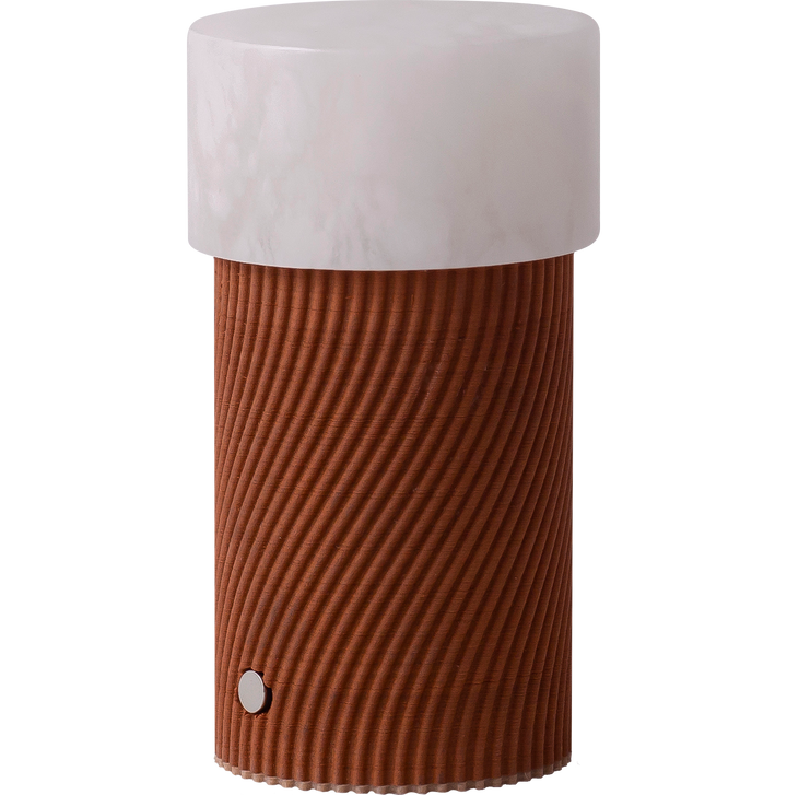 Rizzo Lámpara Portable - Madera PLA Teka en ambiente decorado