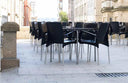 Mesa de comedor exterior roble blanco