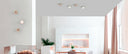 Lámpara Roi de Techo Simple en ambiente decorado
