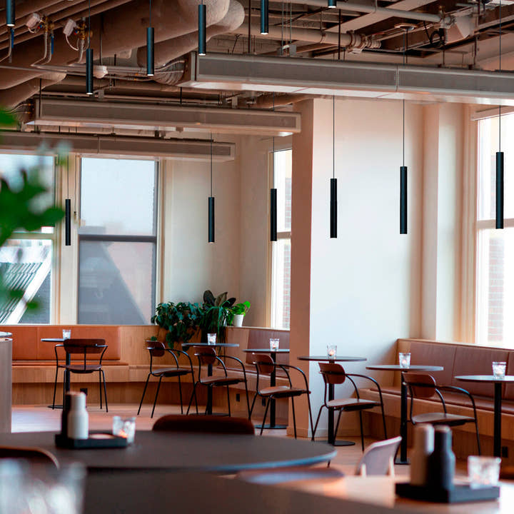 Rose hanglamp 40 - Matzwart