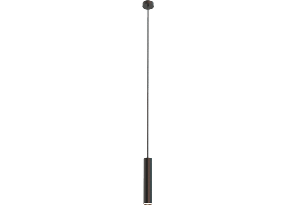 Lámpara Rose Colgante 25 - Negro mate en ambiente decorado (2)