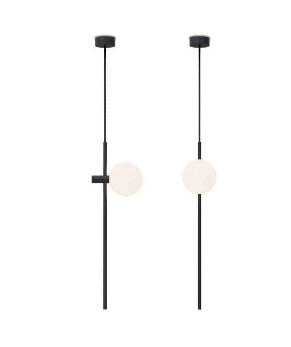 Roxanne Mono Pendant Lamp - Matte Black