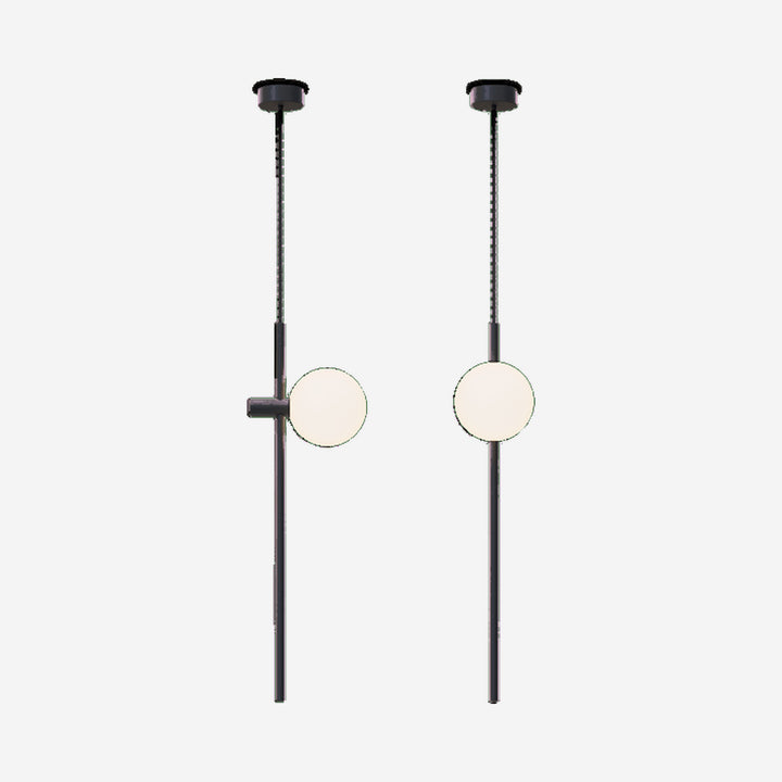 Lampe Roxanne suspension Mono - noire mate