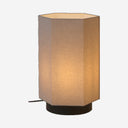 Lampadaire Roxi 33 - base noire mate et abat-jour crème blanc