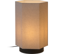 Roxi Floor Lamp 33 - Matte black base and white cream shade