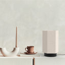 Roxi Floor Lamp 45 - Matte black base and white cream shade