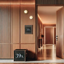 Royal Disco Wall Lamp - Base and disc in matte polished brass and alabaster ball