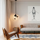 Rubi Trio Pendant Lamp - Matte Black and Gold