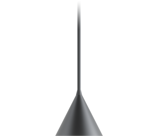 Rubi Mono Pendant Lamp - Matte Black and Gold