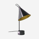 Lampe à poser Rubi - noire mate et dorée