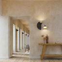 Rubi Mono Wall Lamp - Matte Black and Gold