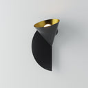 Rubi Duo Wall Lamp - Matte Black and Gold
