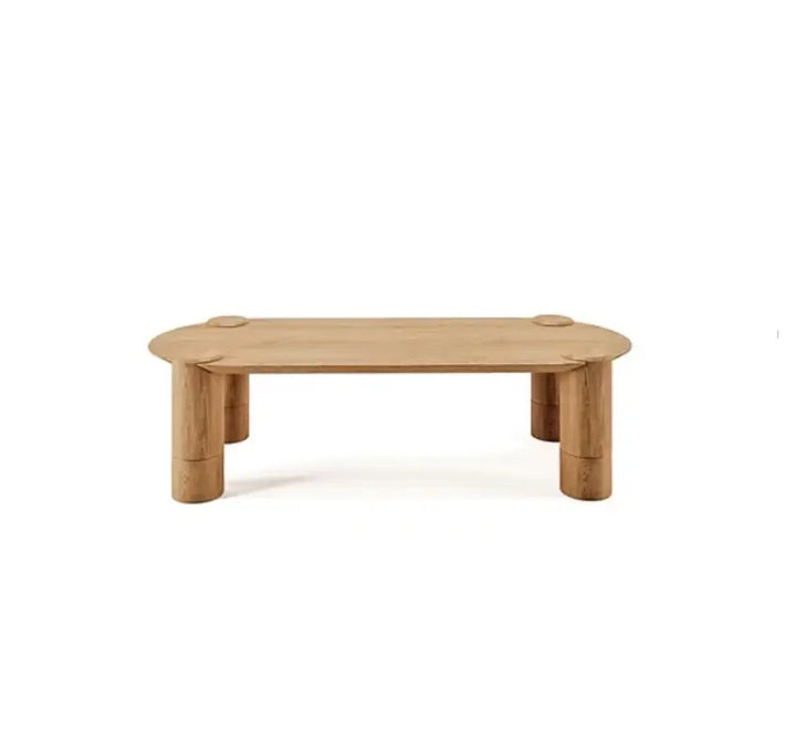 mesa de centro de cafe de madera