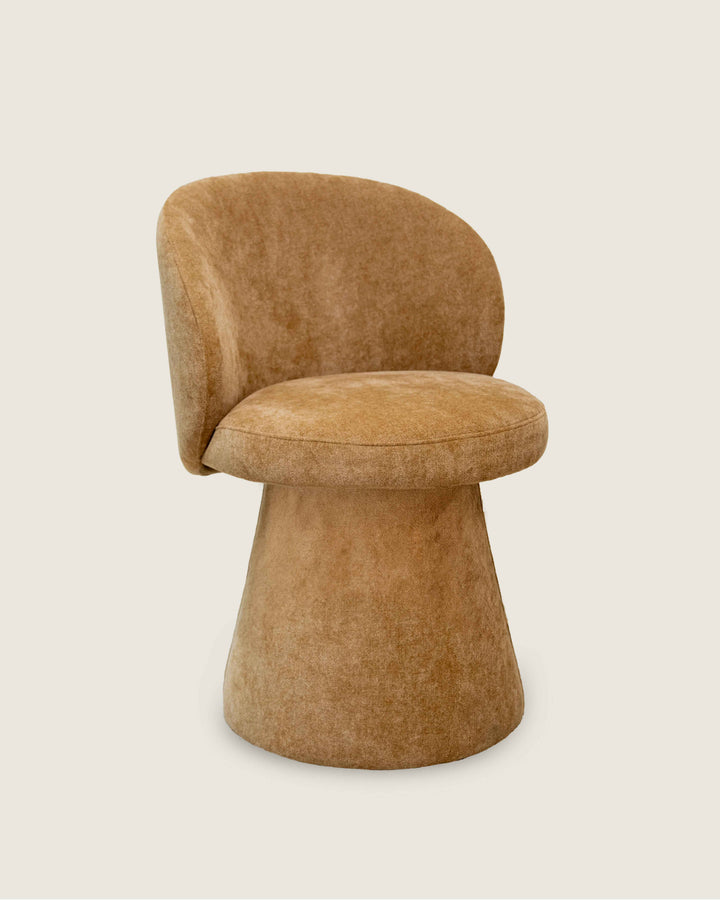 Silla Aura en tela camel (tapizado) - Silla - El Workshop-