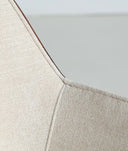 SILLA BEESD MADERA NATURAL Y TAPICERÍA GRIS