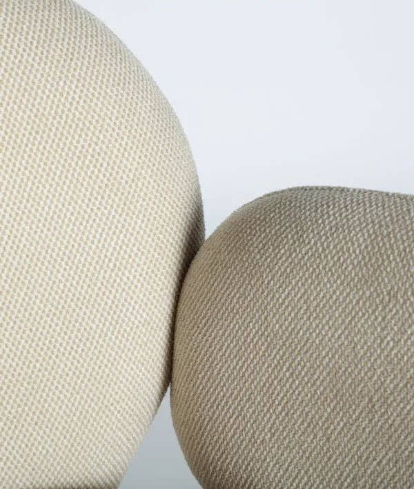 SILLA BURGNAC poliéster en color Crema contemporánea minimalista - Sillas - El Workshop - poliéster