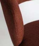 SILLA FLAGNAC de diseño contemporáneo en color rojo