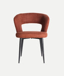 SILLA FLAGNAC de diseño contemporáneo en color rojo