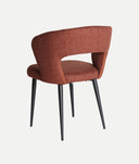 SILLA FLAGNAC de diseño contemporáneo en color rojo