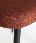 SILLA FLAGNAC de diseño contemporáneo en color rojo