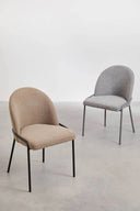 Silla acero blanco