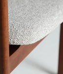 SILLA HEDEL TAPIZADA COLOR MARRON Y GRIS