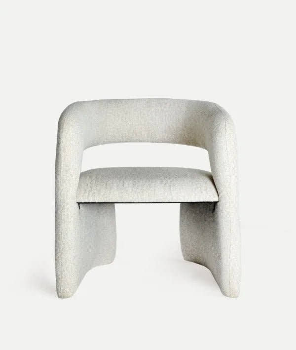 Silla HONEG beige en poliéster beige de estilo contemporáneo y cómodo - Sillas - El Workshop - poliéster