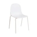 Silla metal blanco