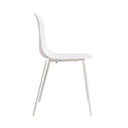 Silla metal blanco