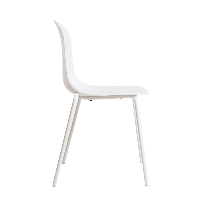 Silla metal blanco