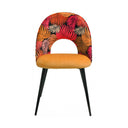 Silla acero amarillo