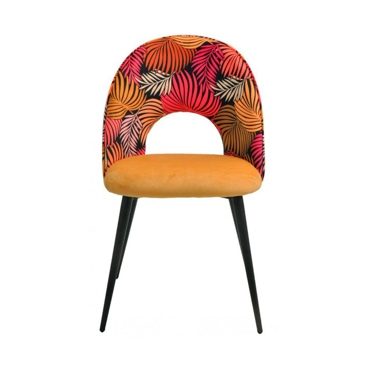 Silla acero amarillo