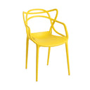 Sillón polipropileno mostaza