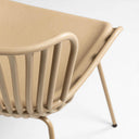 Silla metal beige