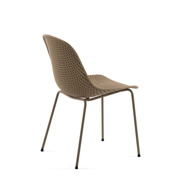 Silla metal blanco