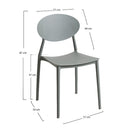 Sillón polipropileno blanco