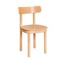 Silla madera natural