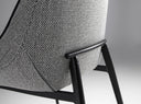 Silla tela gris