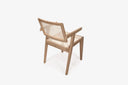 silla de roble madera clara para comedor