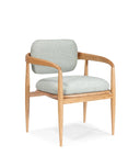 silla moderna de roble claro