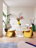 silla tapizada estilo posmoderno para comedor